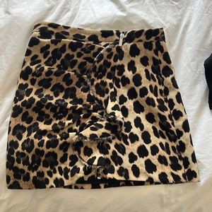 🐆 ZARA MINI SKIRT ZIP UP 🐆